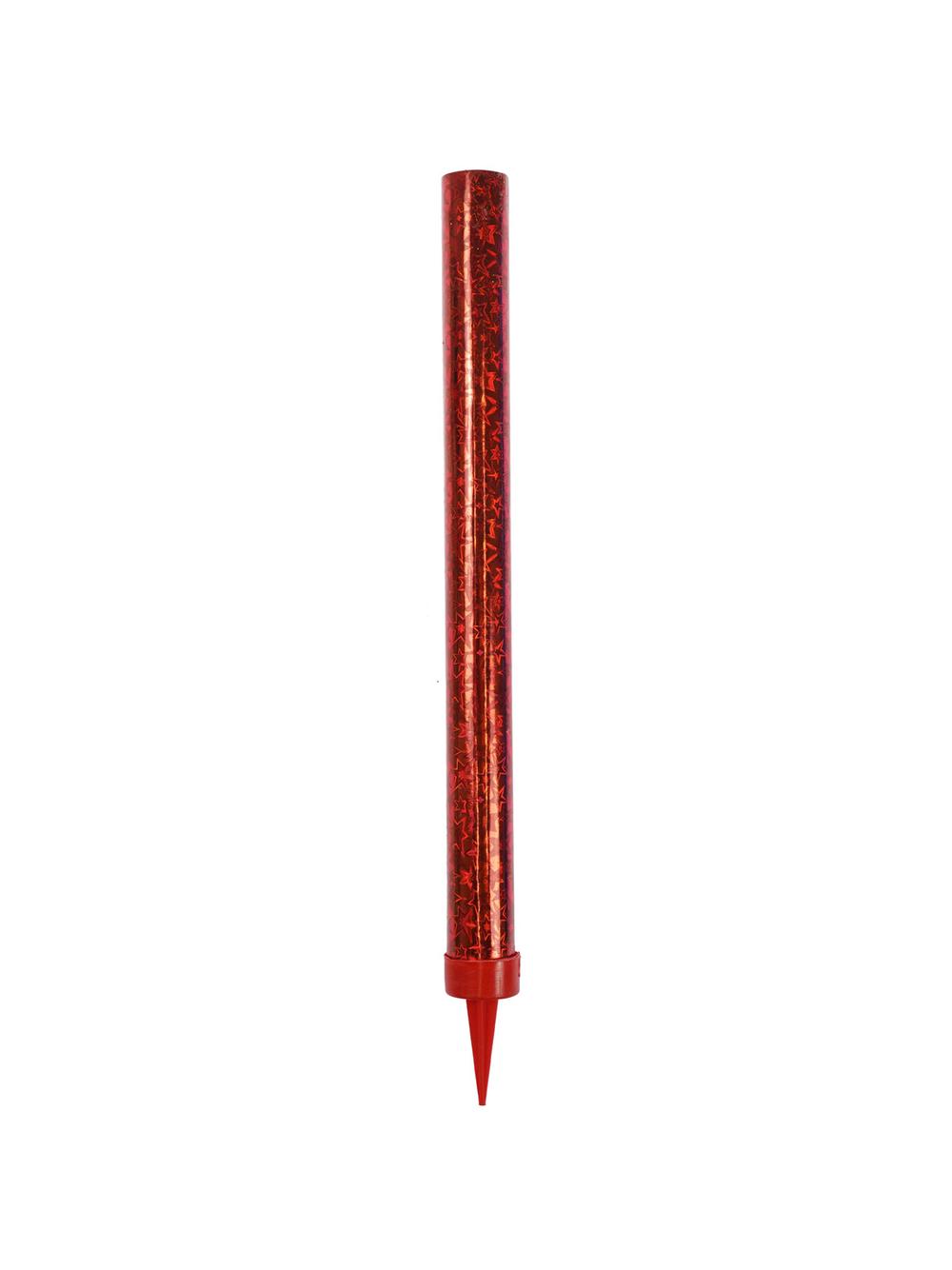 Fontanna party premium kolorowy płomień 18 cm (czerwony)