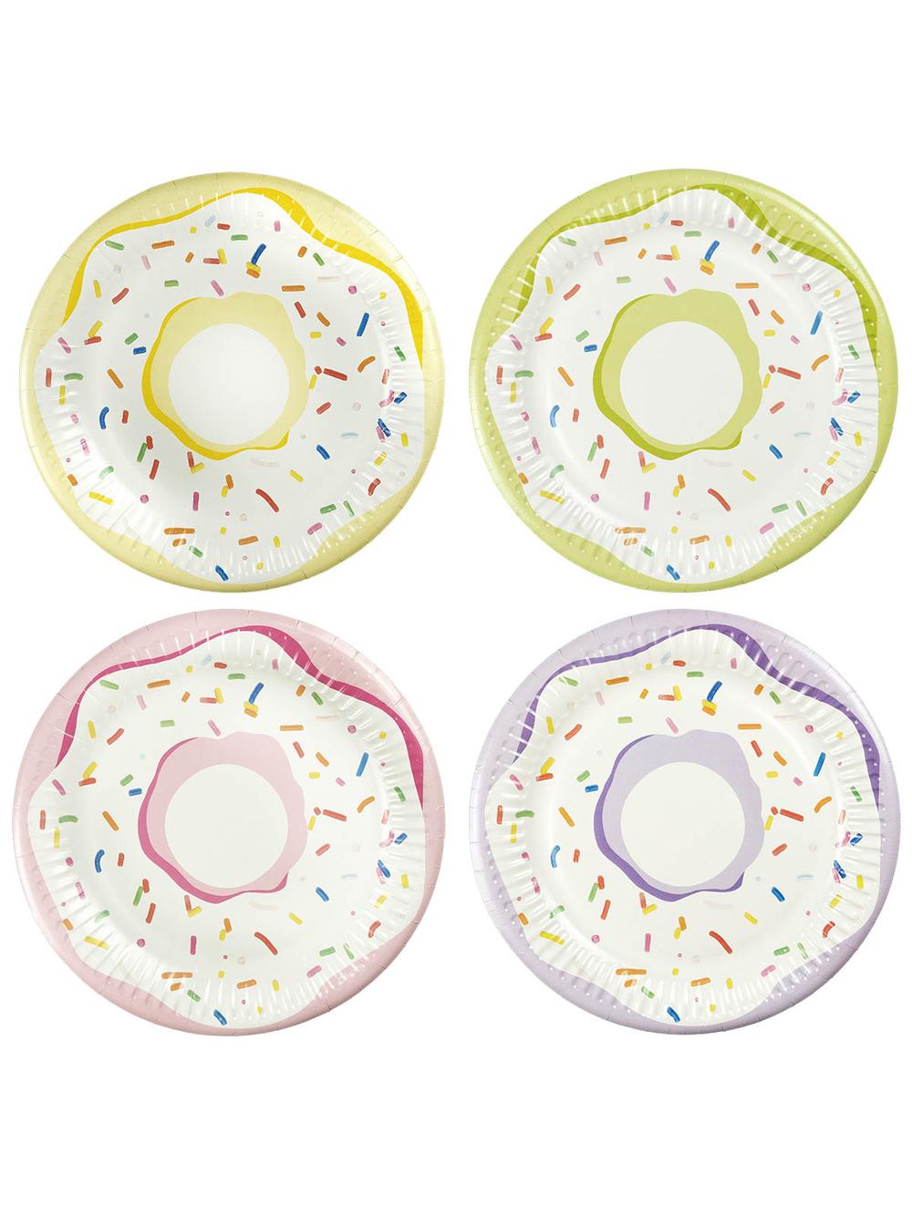 Talerze papierowe - Pączki (8 szt.) FSC Mix Credit