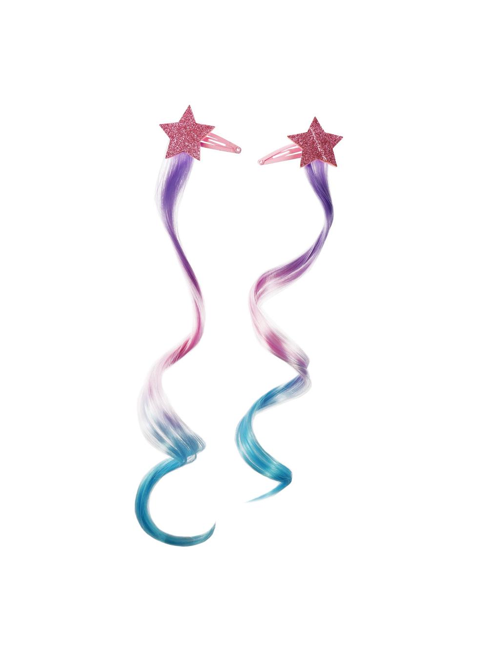 Kolorowe pasemka - spinki (2 szt.)