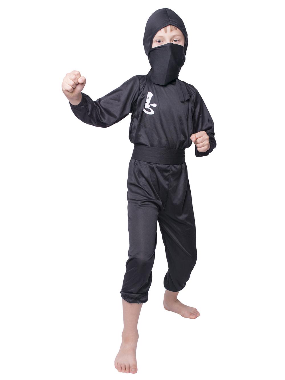 Strój dziecięcy - Czarny ninja - rozmiar L