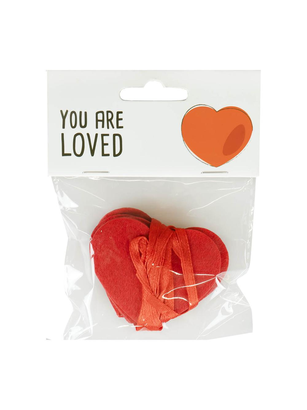 Girlanda pionowa z serduszek 2 m