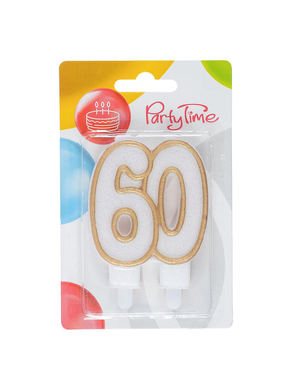 Świeczka jubileuszowa 60