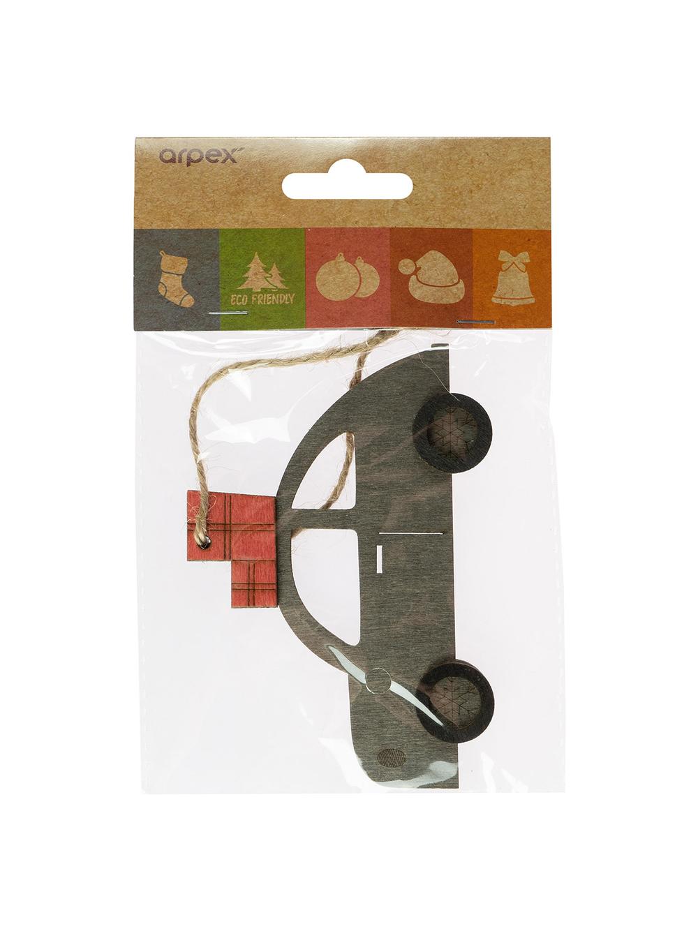 Drewniana zawieszka - samochodzik