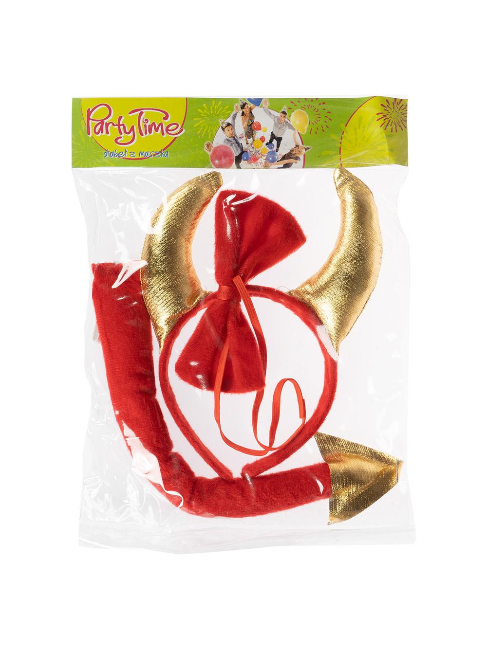 Diabeł z muszką rogi diabła + muszka + ogonek PROMOCJA