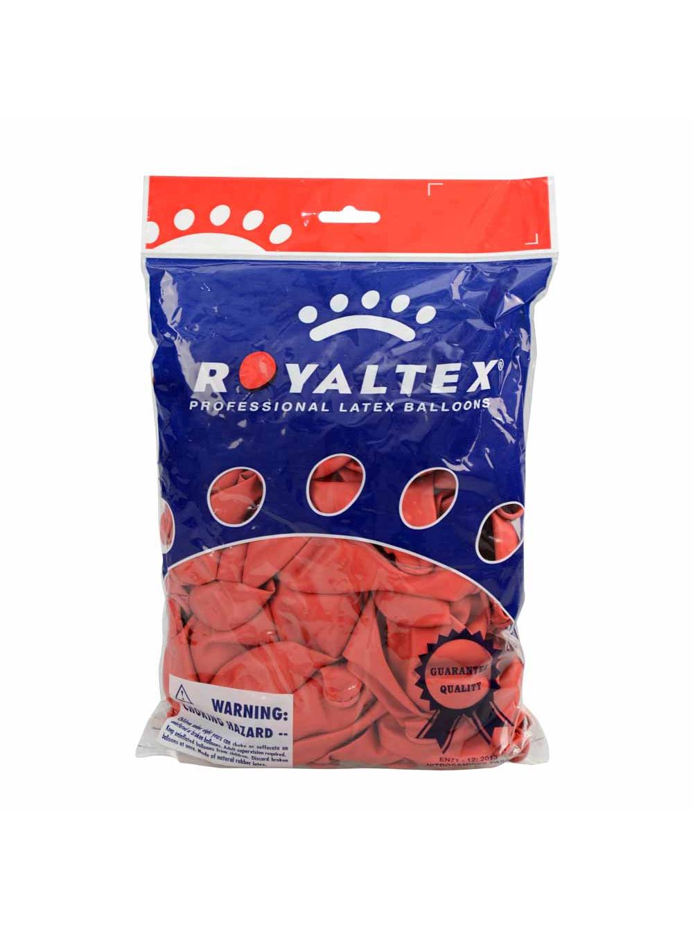 Balony pastelowe 10" czerwone nr 014 (100 szt.)