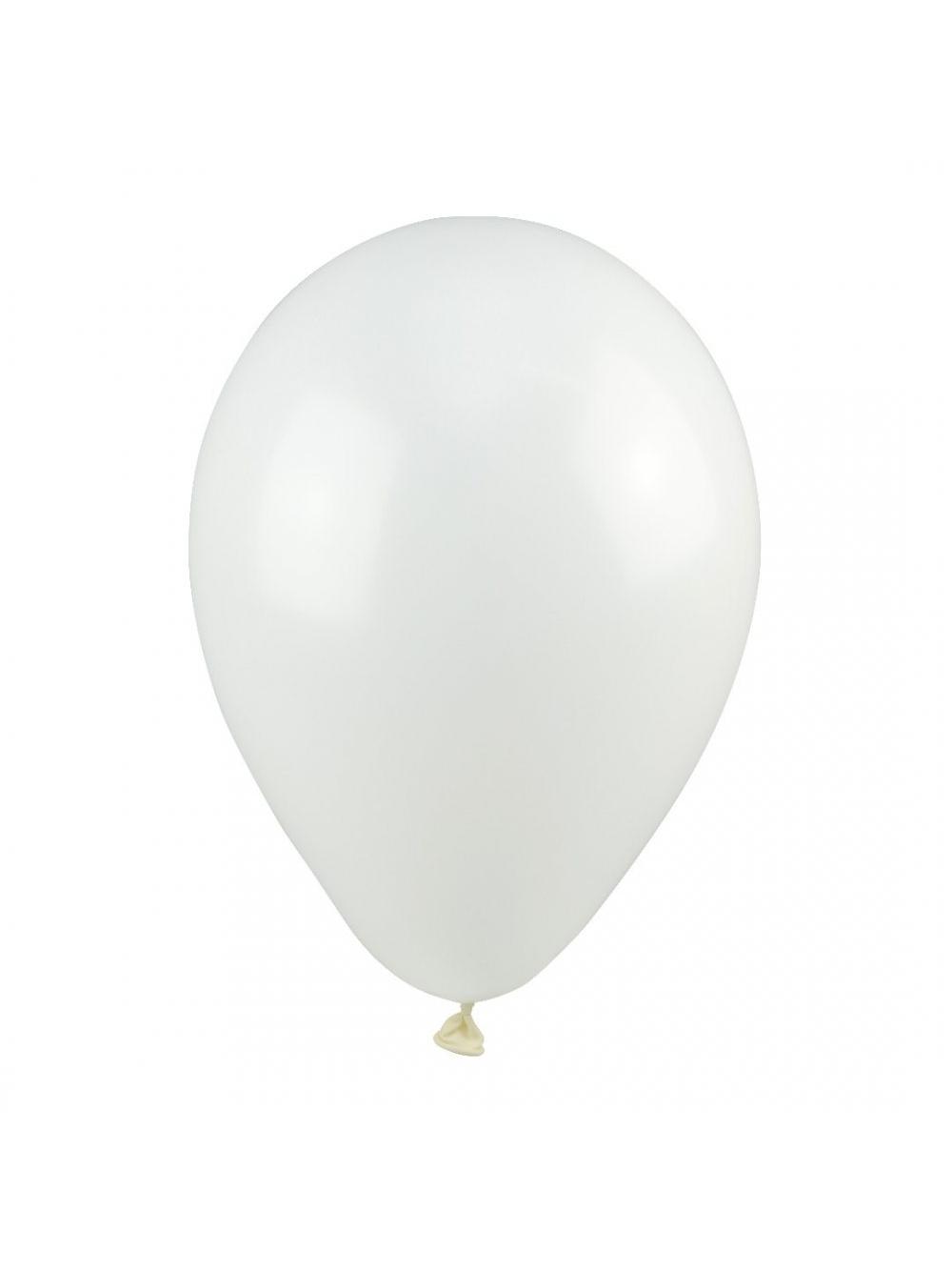 Balony pastelowe 10'' białe (100 szt.)