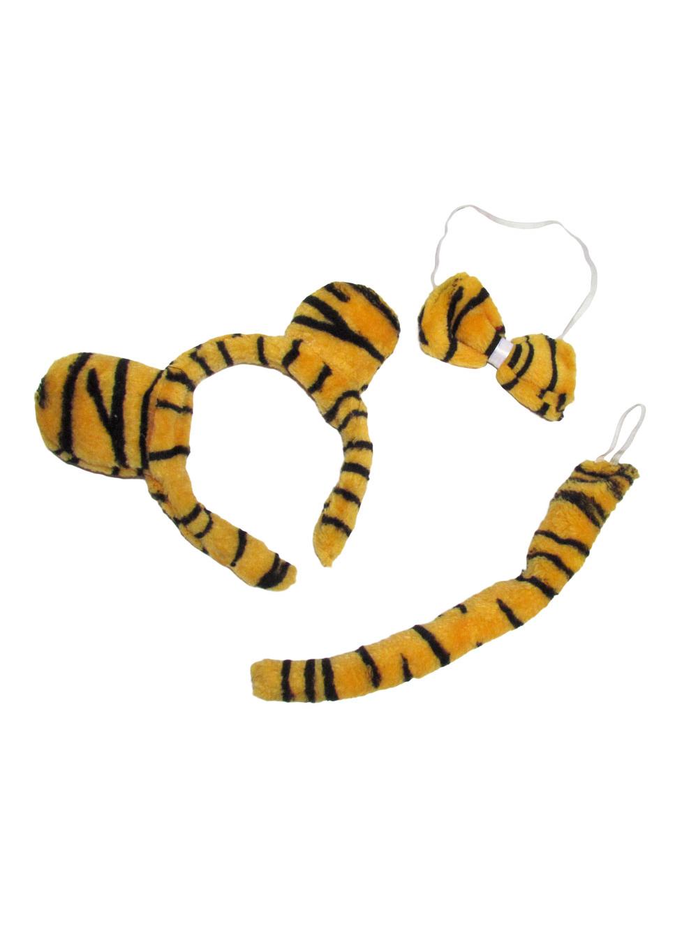 Strój - Zestaw z ogonkiem - tygrys