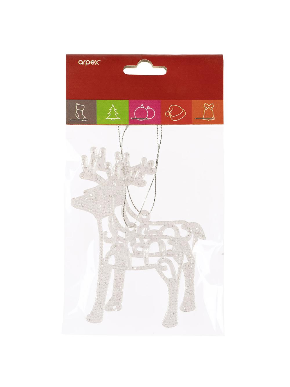 Reniferki z brokatem (2 szt.)