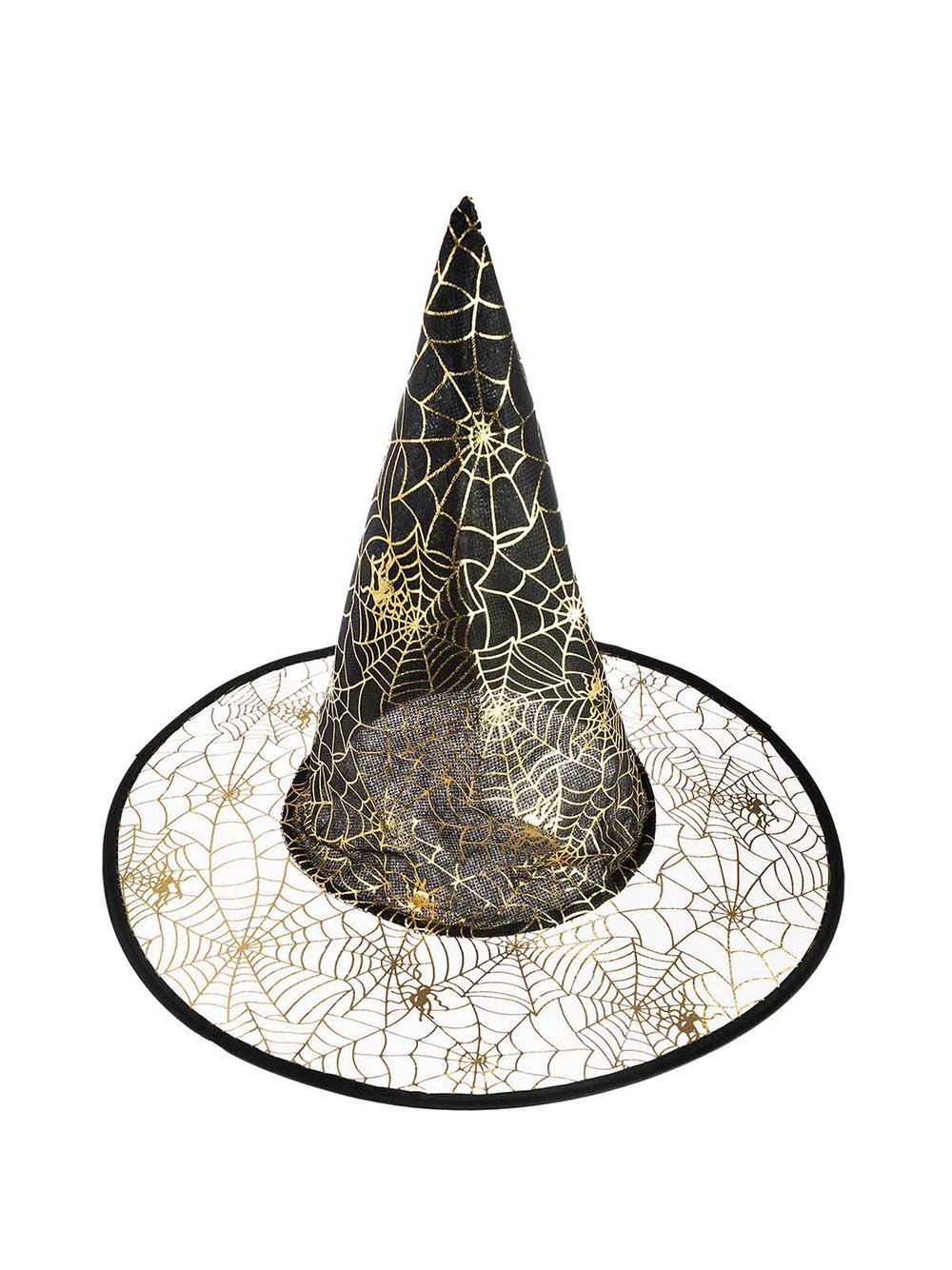 Kapelusz czarownicy z transparentnym rondem