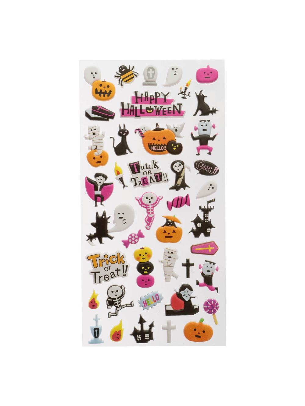 Urocze piankowe naklejki halloweenowe