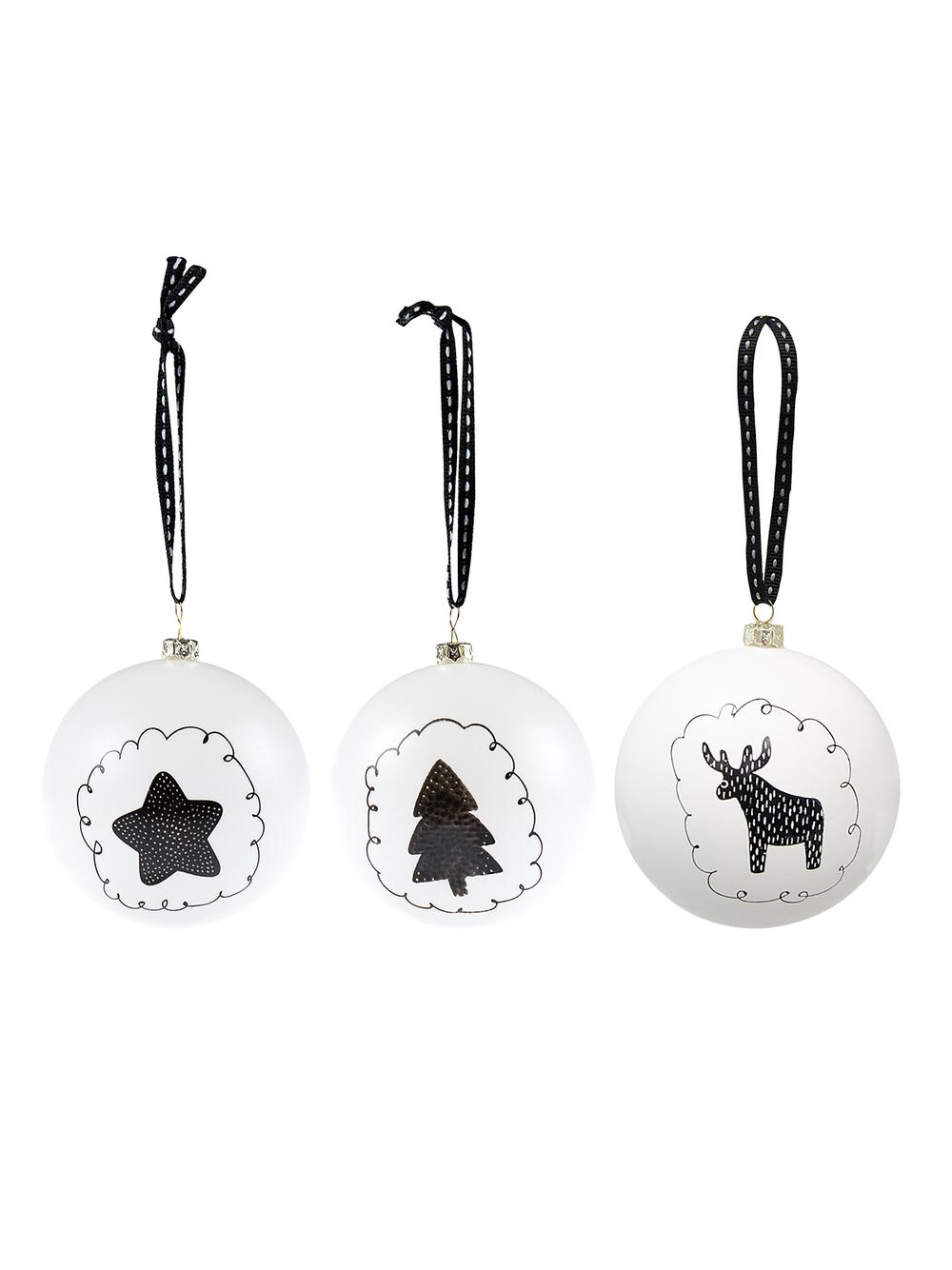 Bombka Black and White