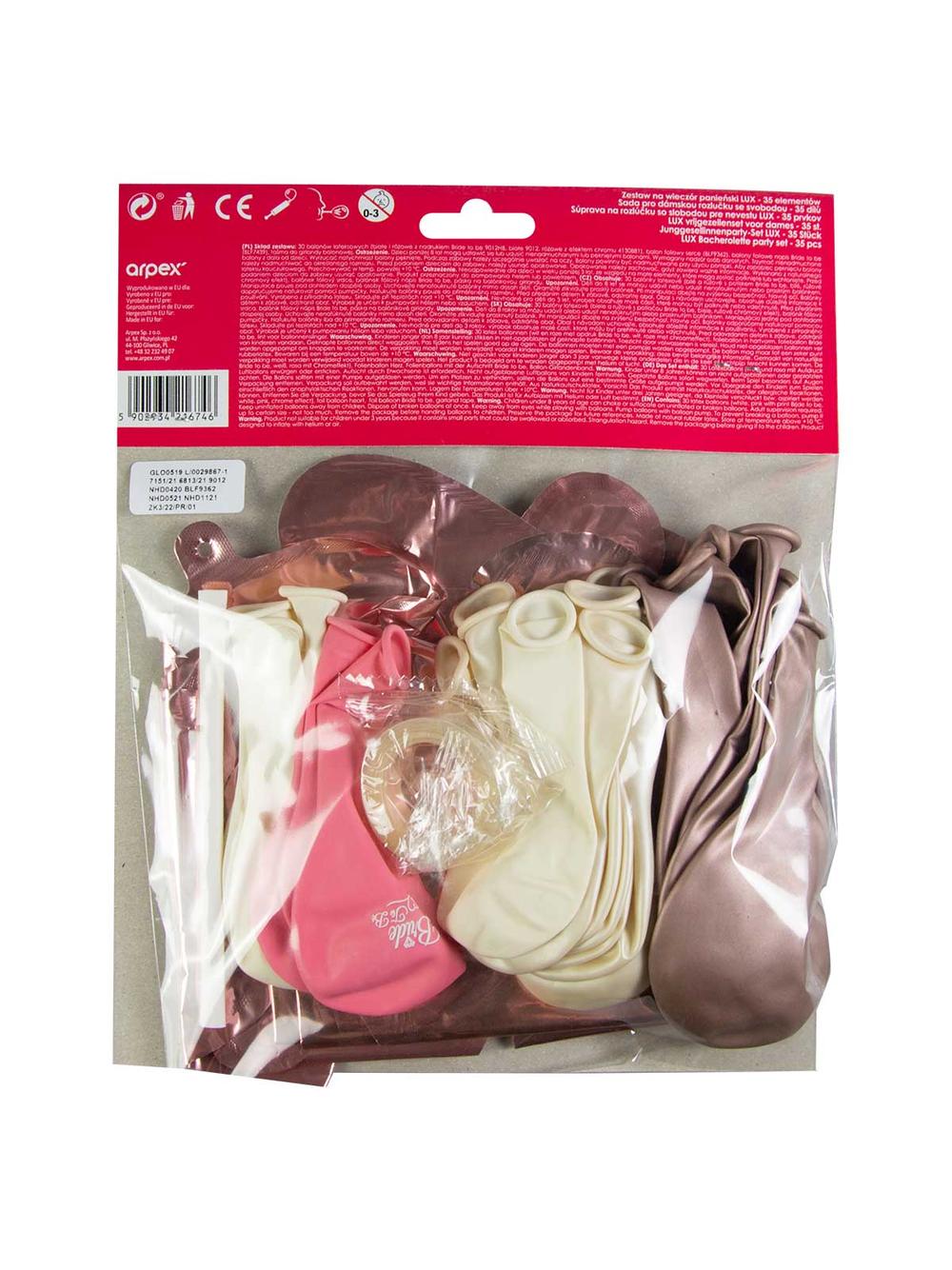 Zestaw na Wieczór Panieński LUX - 35 elementów