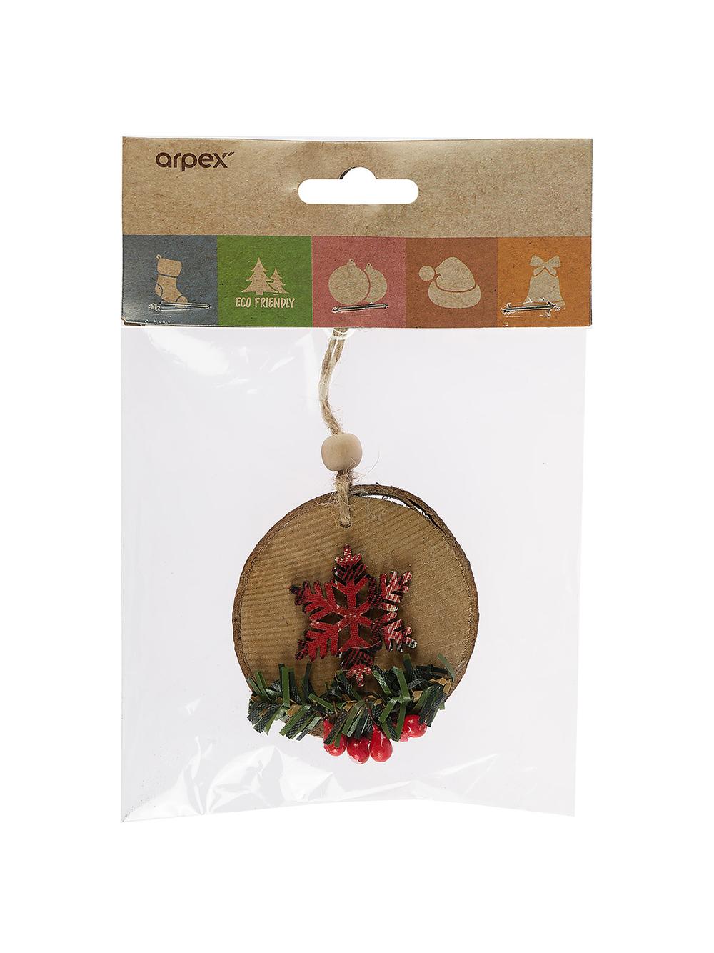 Drewniana zawieszka - kratka