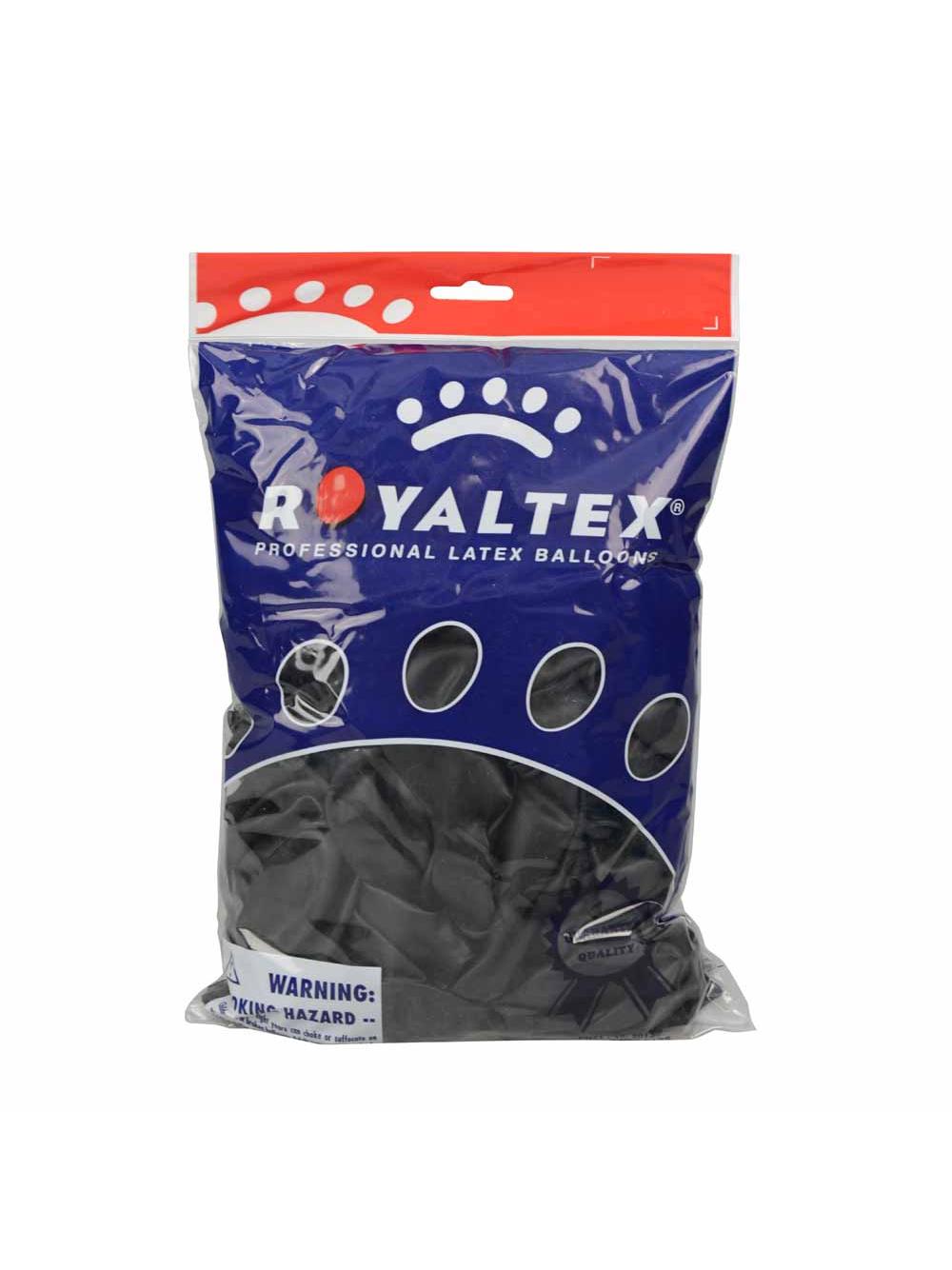 Balony pastelowe 10" czarne nr 020 (100 szt.)
