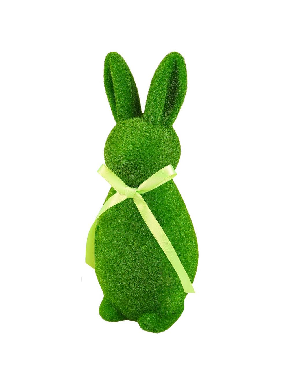 Zajączek flokowany - z kokardką