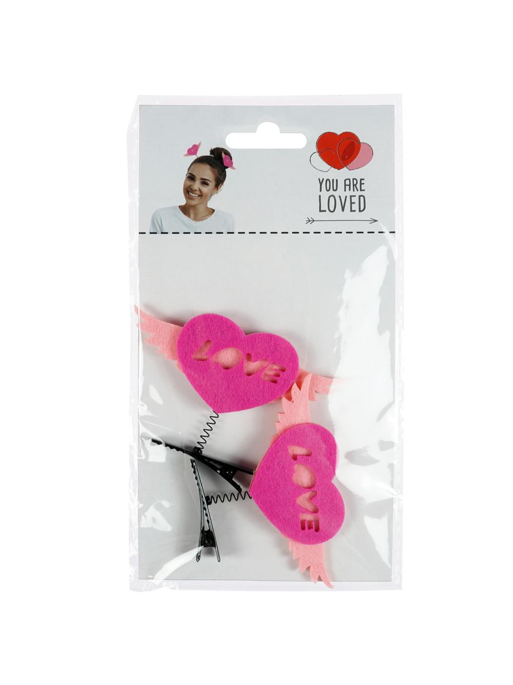 Walentynkowe klipsy (2 szt.)