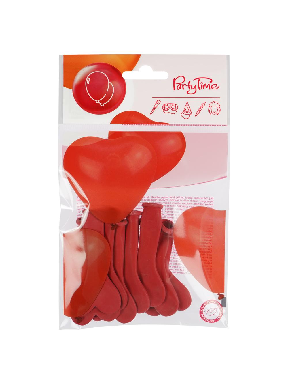 Balony mini serca (8 szt.)