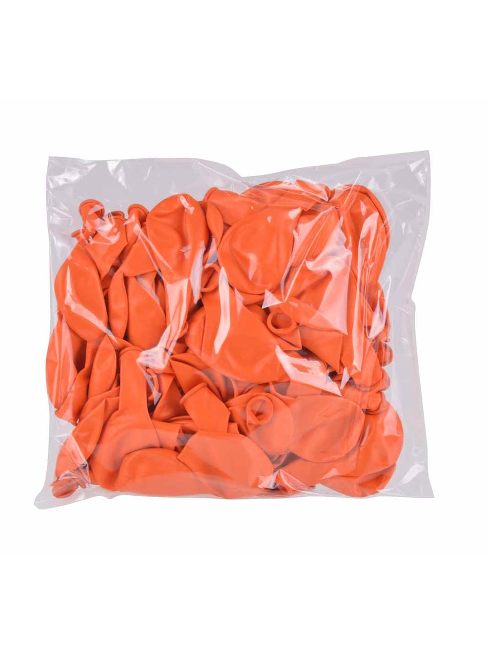 Balony metalizowane 10'' pomarańczowe (100 szt.)