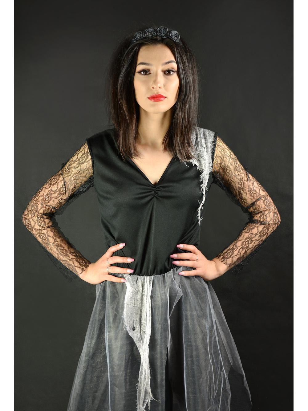 Strój dla dorosłych - Czarna dama