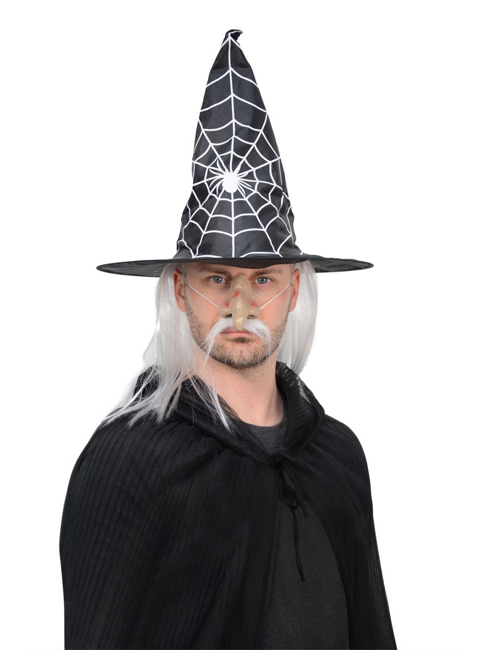 Kapelusz czarownicy z włosami