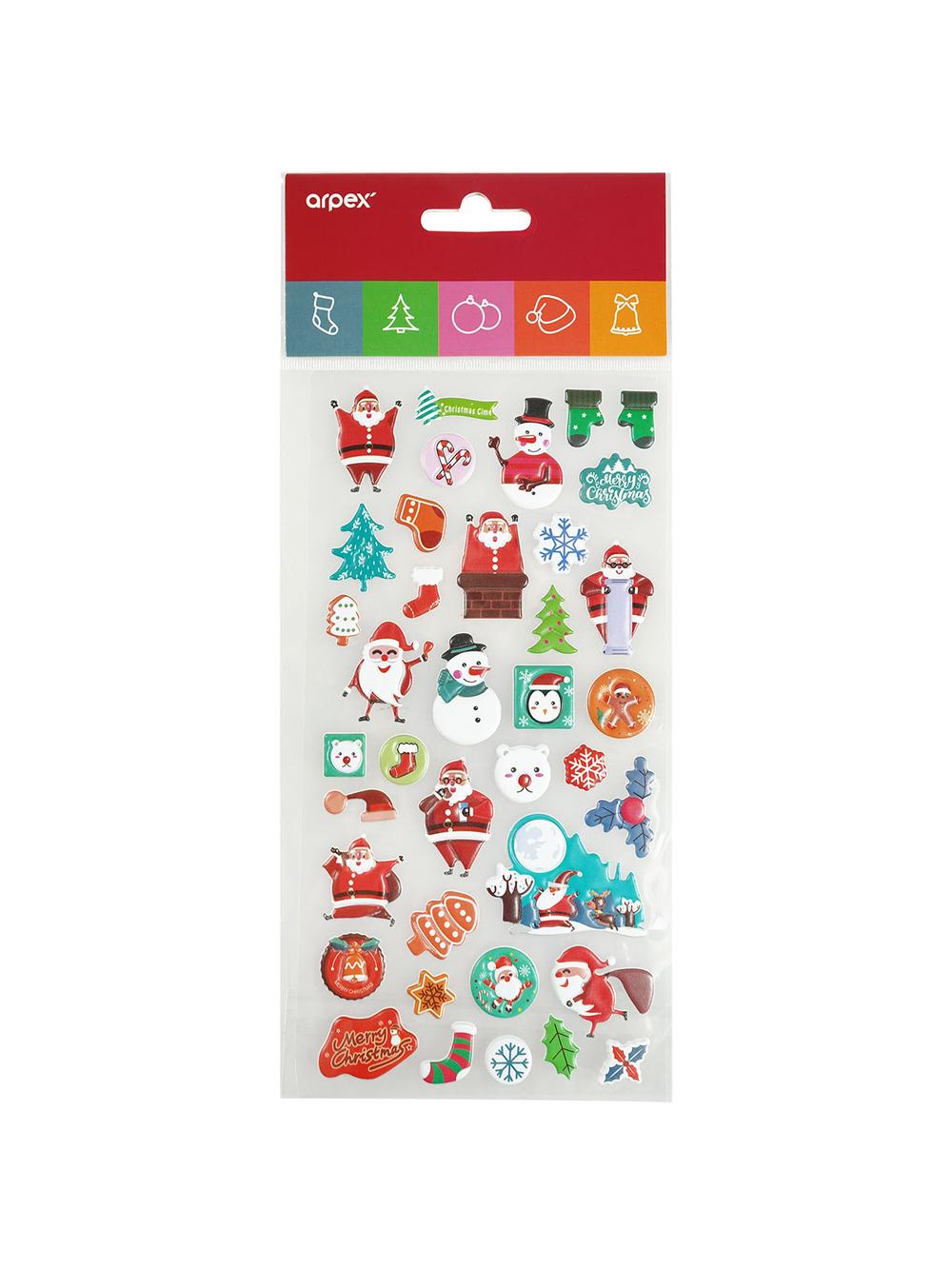 Świąteczne naklejki piankowe