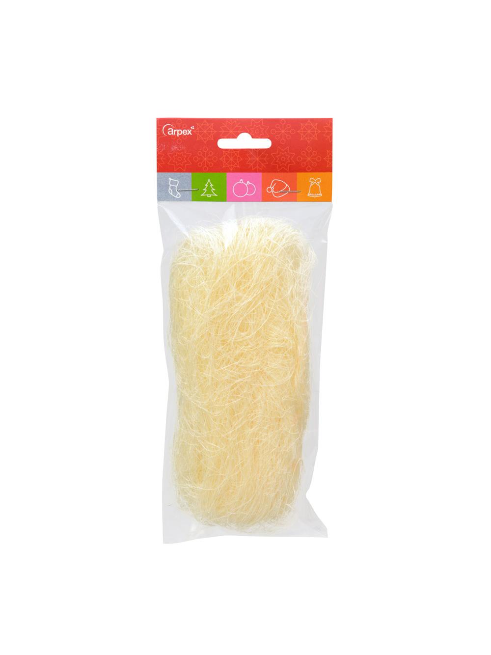 Sizal dekoracyjny kremowy