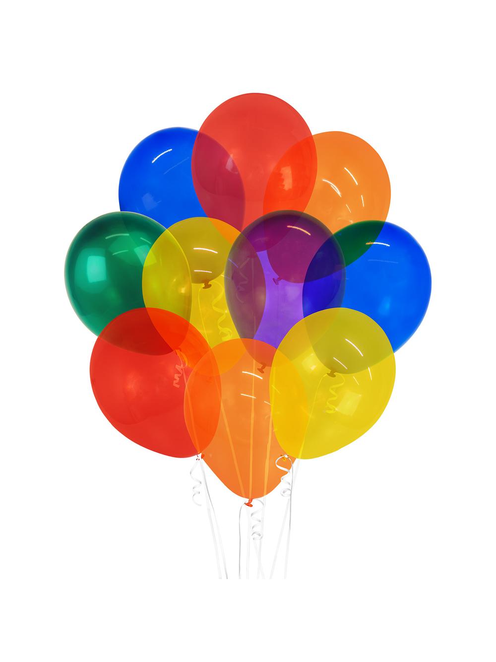 Balony krystaliczne kolorowe (8 szt.)