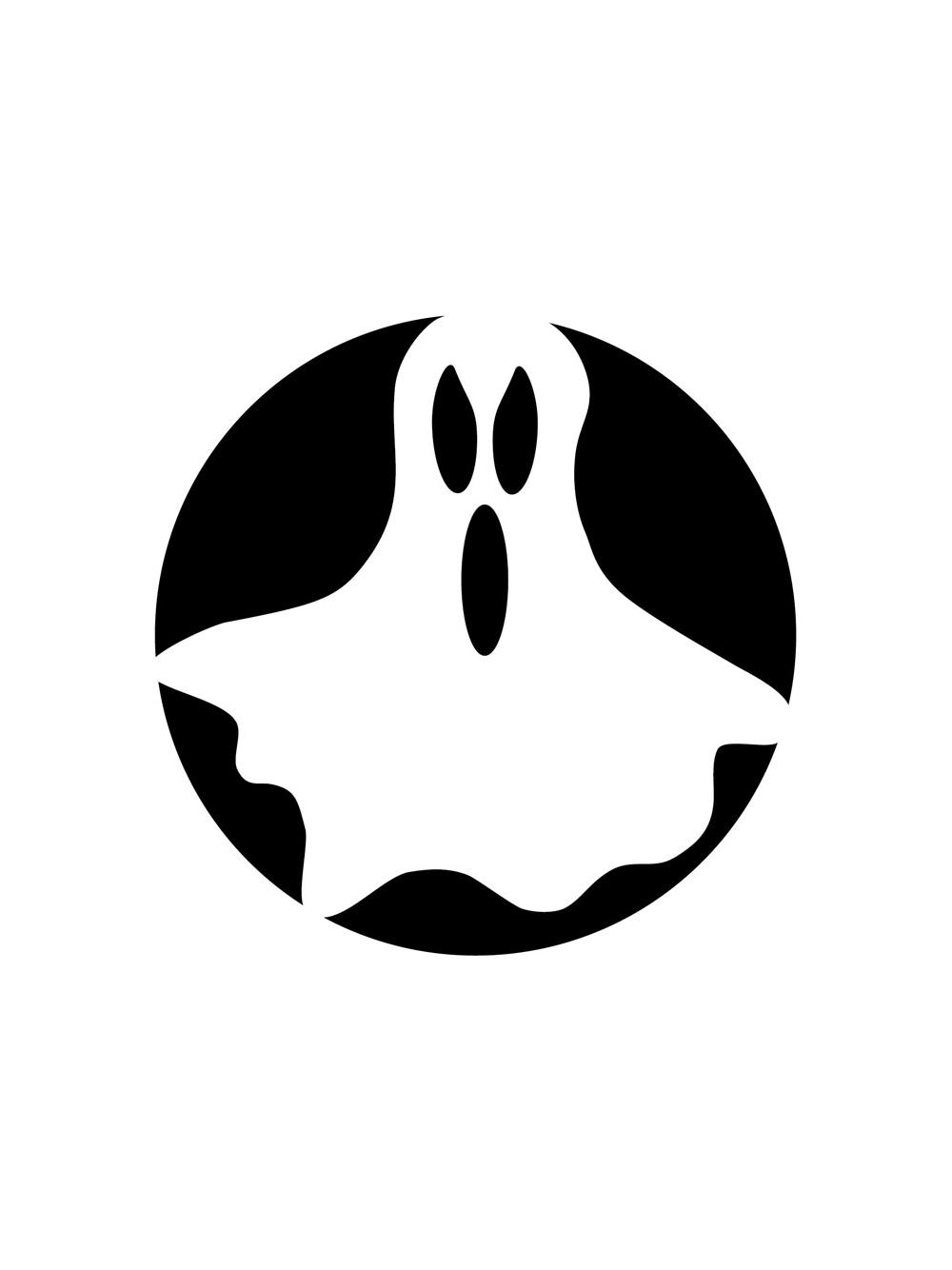 Szablony do dyni halloweenowej (10 szt.)