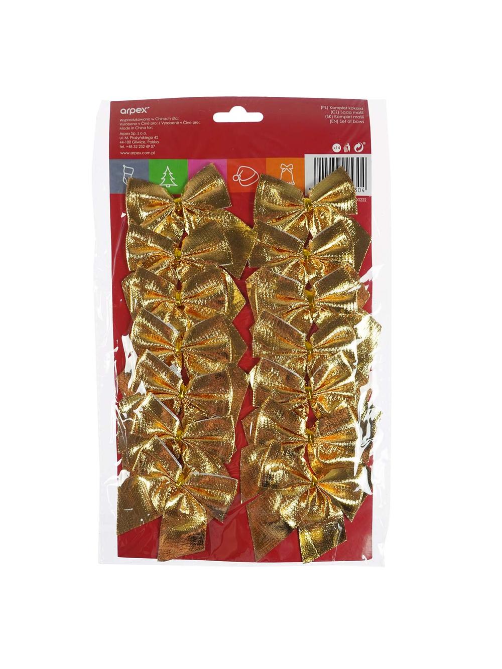 Komplet kokard złotych (14 szt.)