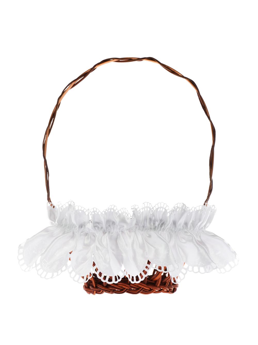 Serwetka atłasowa zdobiąca koszyczek