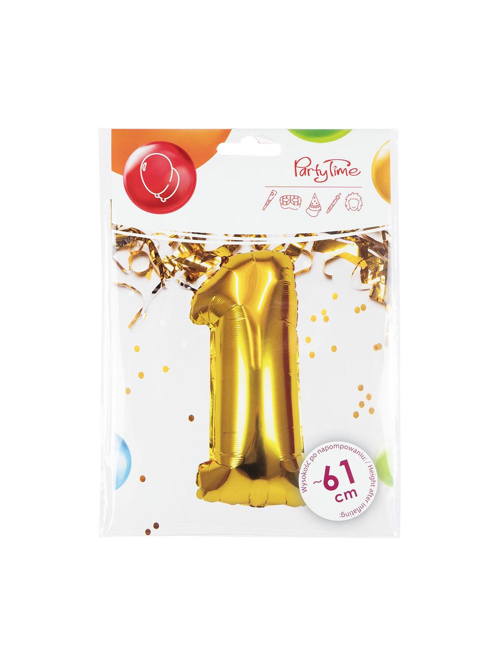 Balon foliowy cyferka XXL - nr 1
