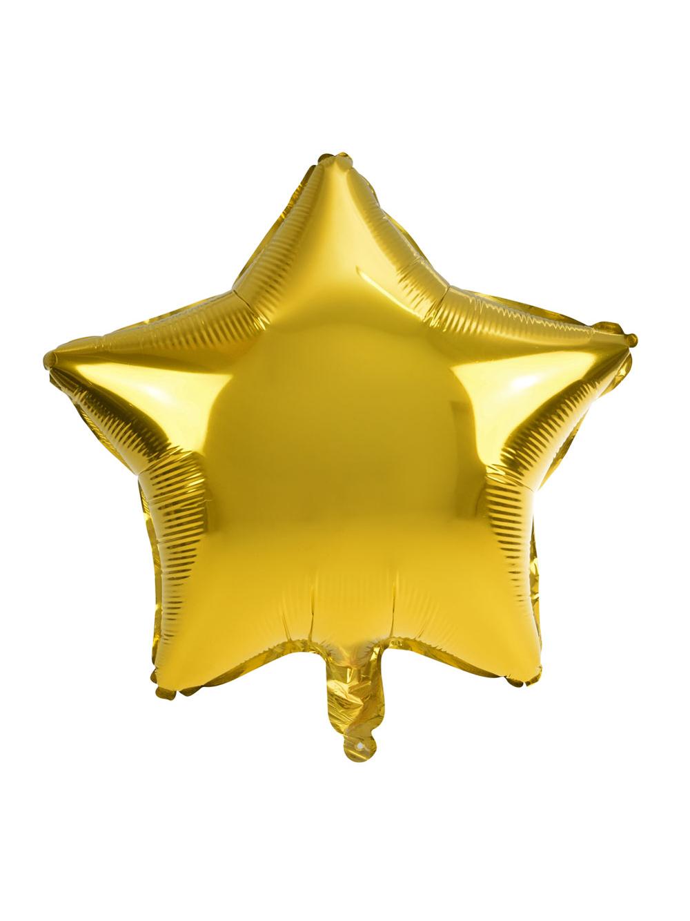 Balon foliowy gwiazda duża złoty