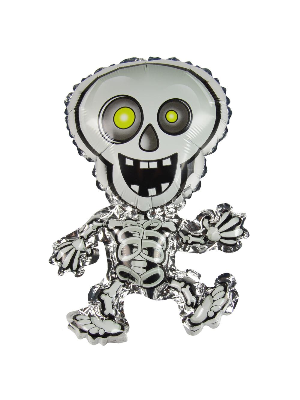 Halloweenowy balon foliowy figurka - szkieletor