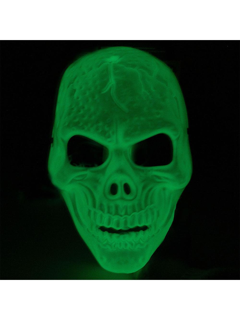 Maska świecąca w ciemności - czaszka