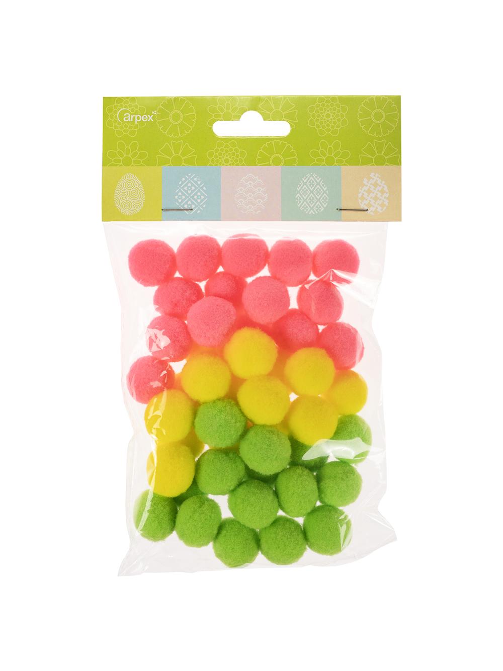 Pomponiki do zestawu zrób to sam (45 szt.)