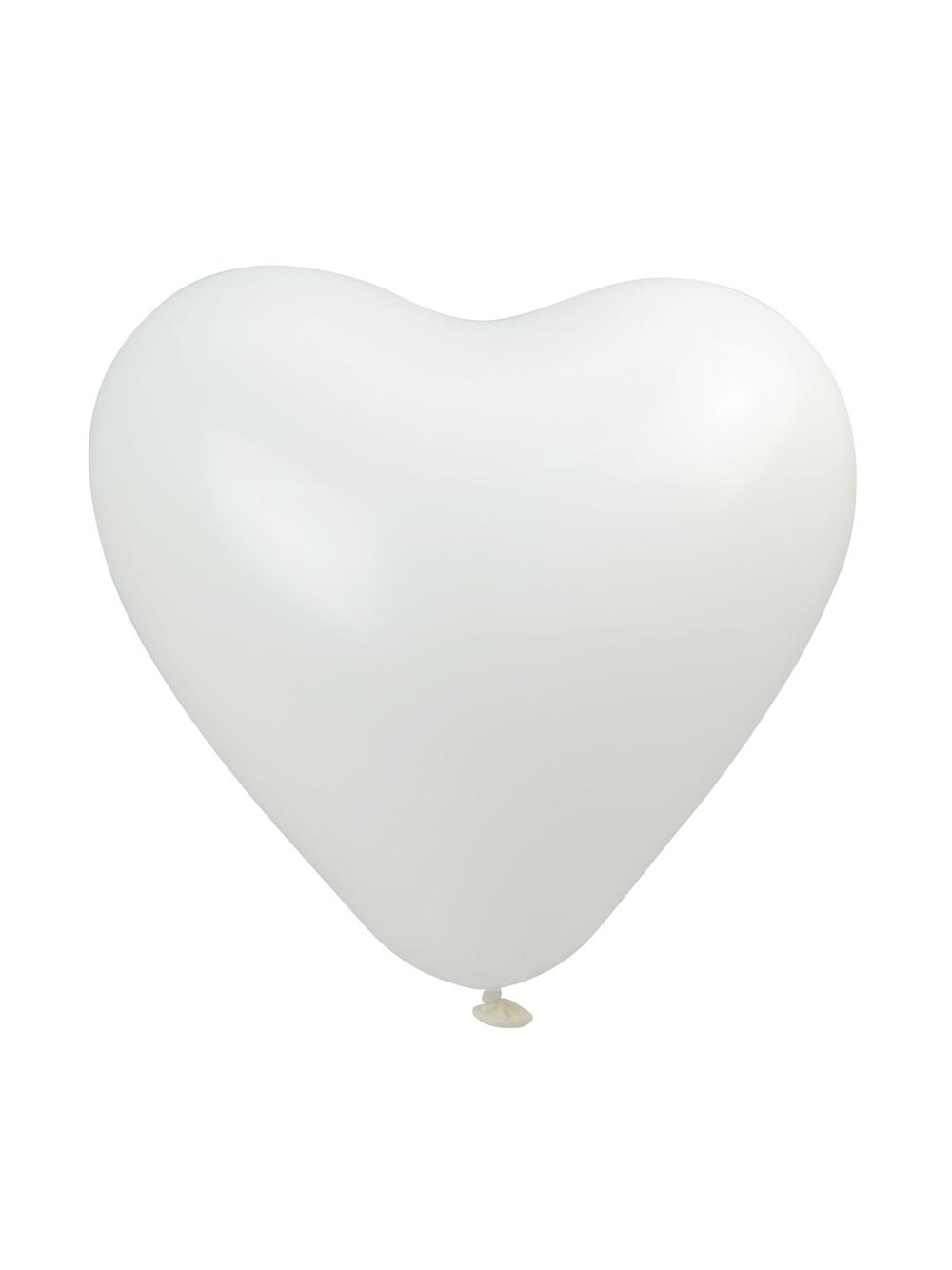Balony serca białe (25 szt.) PROMOCJA