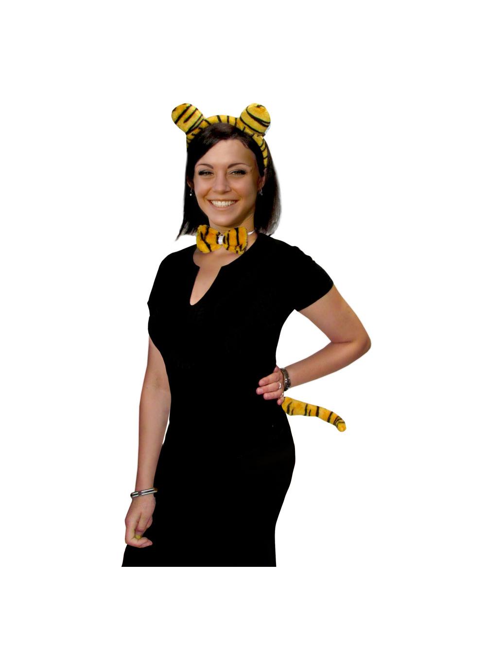 Strój - Zestaw z ogonkiem - tygrys