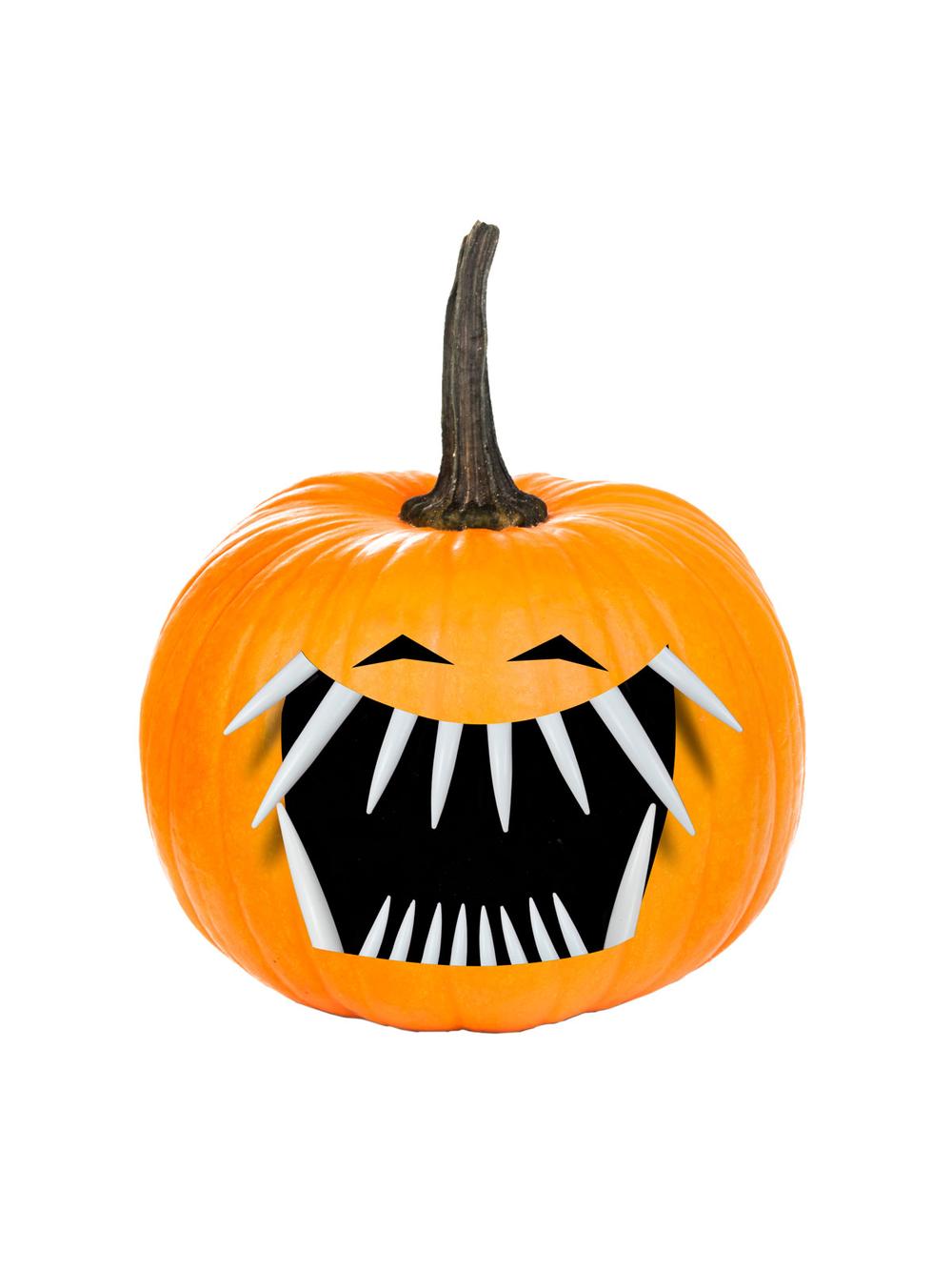 Halloweenowe zęby do dyni (18 szt.)