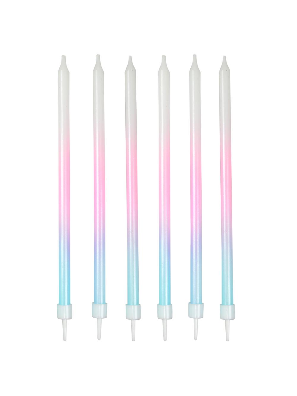 Świeczki ombre (6 szt.)