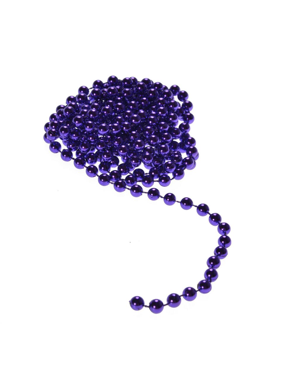 Łańcuch perełki 8 mm fioletowy