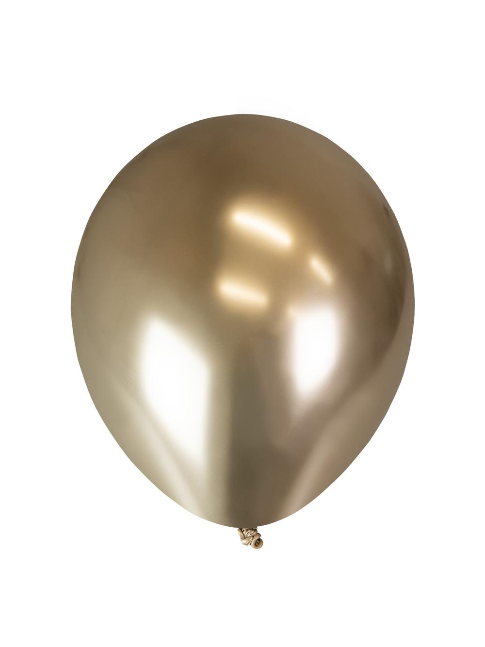 Baza do dekoracji balonowej - beż + złoty (10 szt.)