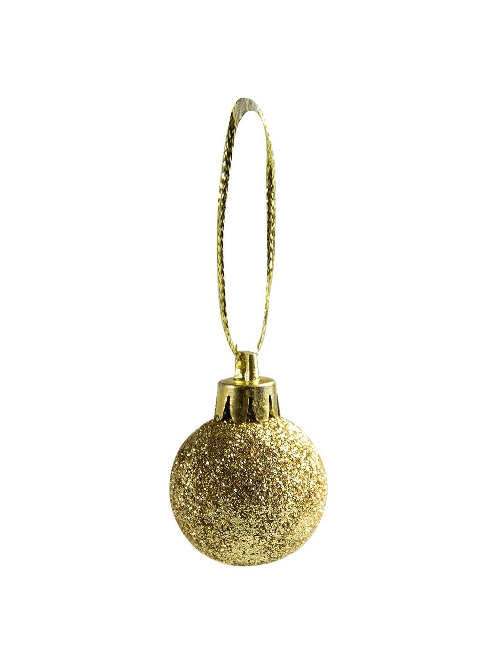 Bombki mini (12 szt.) złote