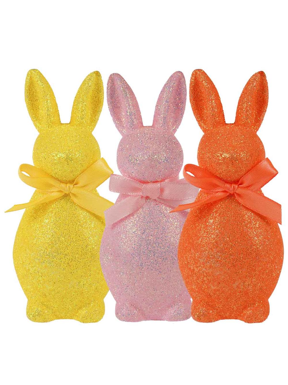 Błyszczący zając flokowany