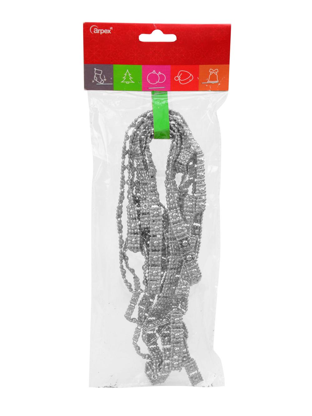 Łańcuch zdobiony srebrny