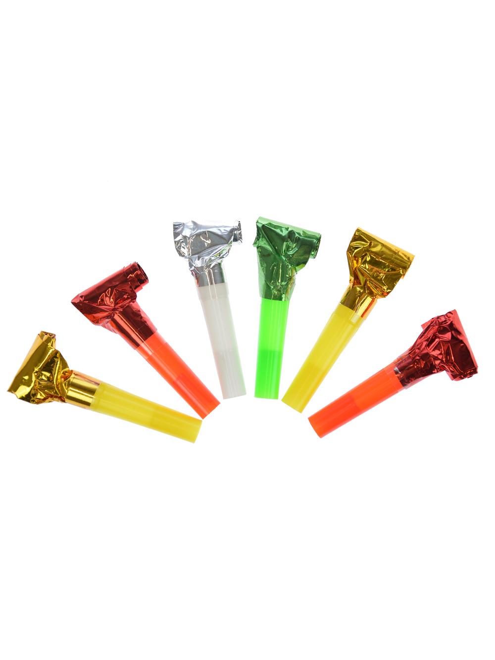 Gwizdki metalizowane (6 szt.)