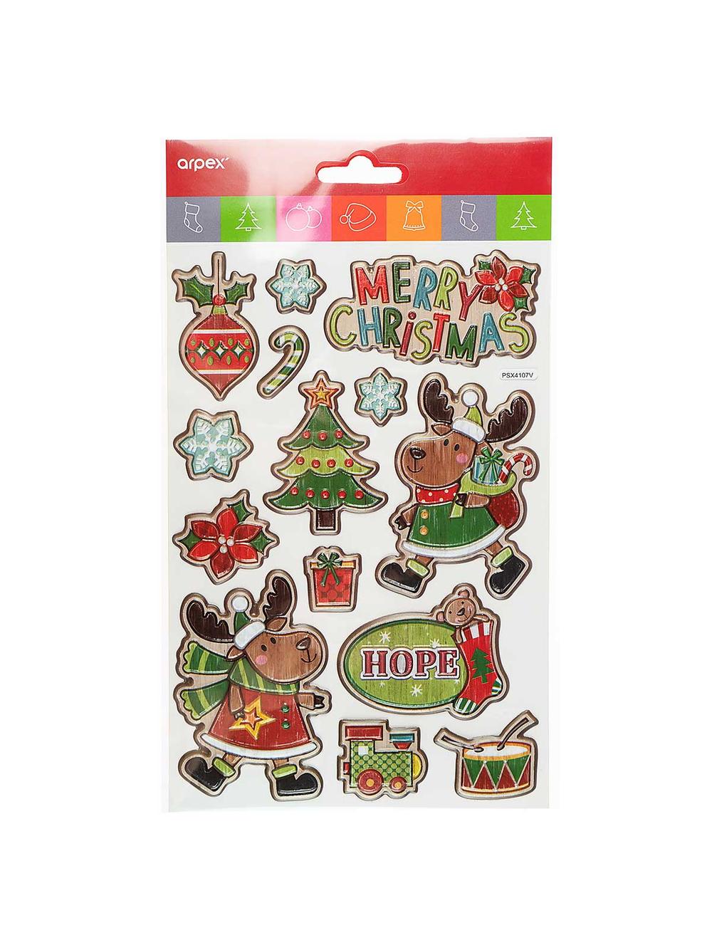 Naklejki świąteczny mix