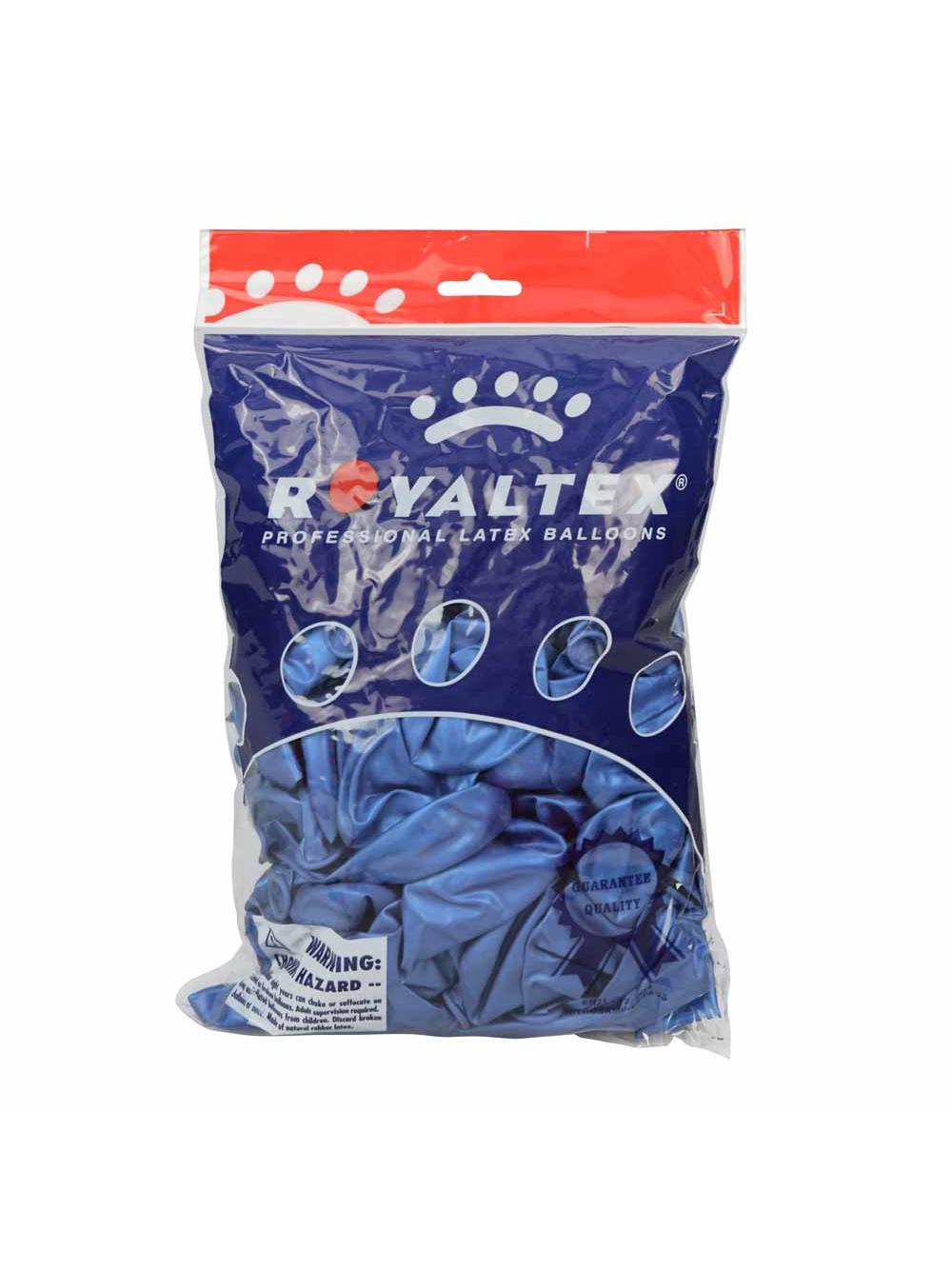 Balony metalizowane 10'' błękitne (100 szt.)