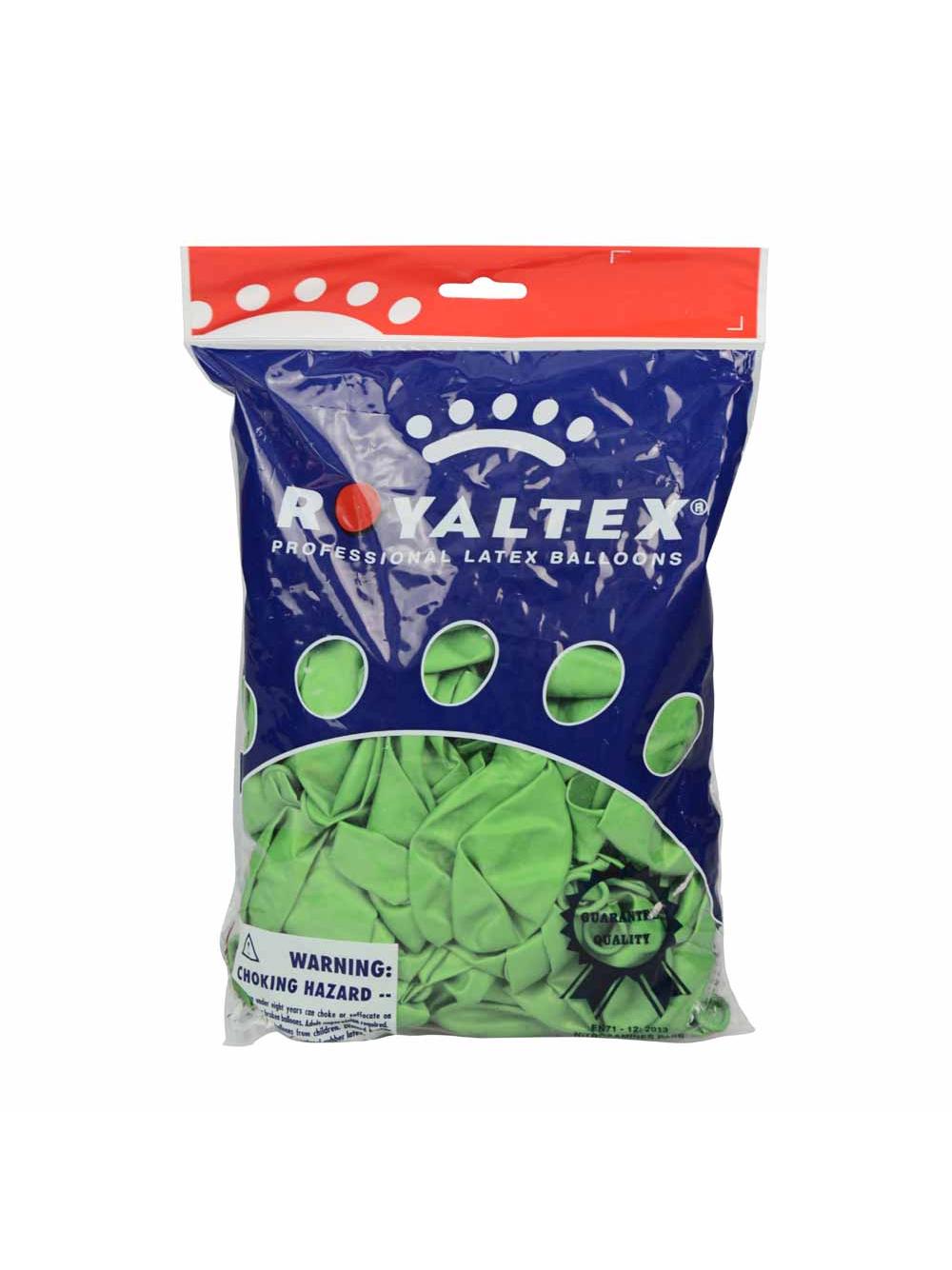 Balony metalizowane 10'' jasnozielone (100 szt.)