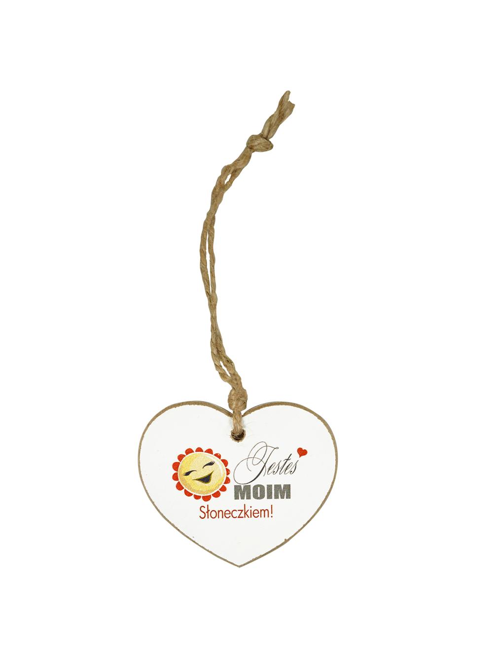 Drewniana tabliczka dekoracyjna