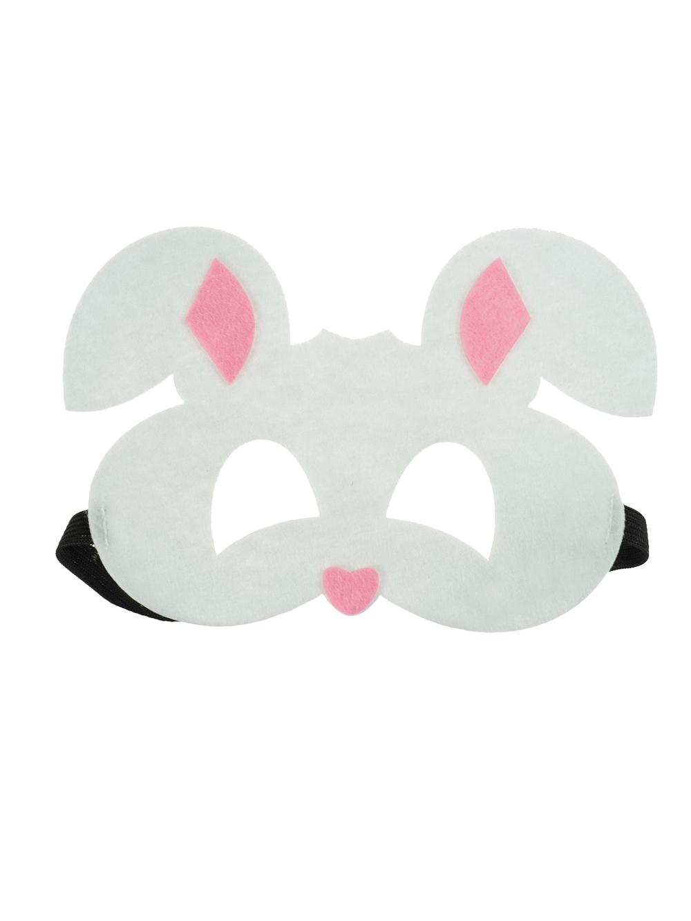 Filcowa maska zwierzątka - królik